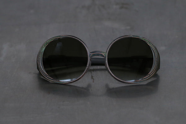 Rigards X ZIGGY CHEN Joint RG1941ZC Series Pure Titanium/Aluminum Magnesium Sunglasses RG-RG1941ZC-YSKLP-F Jade Frame Green Lenses